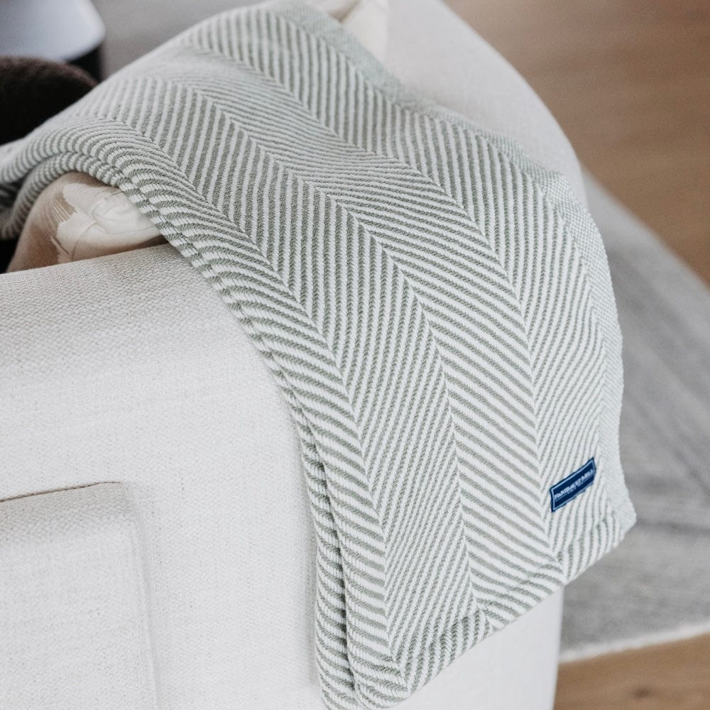 Monhegan Cotton Throw Without Fringe active All Throws Best Seller Cotton Throws Current FWM group-gallery Herringbone Collection Herringbone Throw machine washable Monhegan Cotton Throw Without Fringe Throws