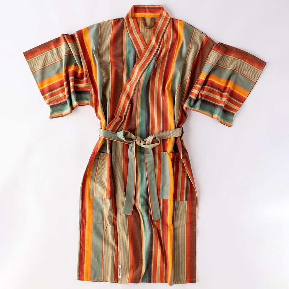 Highway Robery Honeysuckle Robe active Current Dry clean or hand wash Faribault Patterns & Plaids