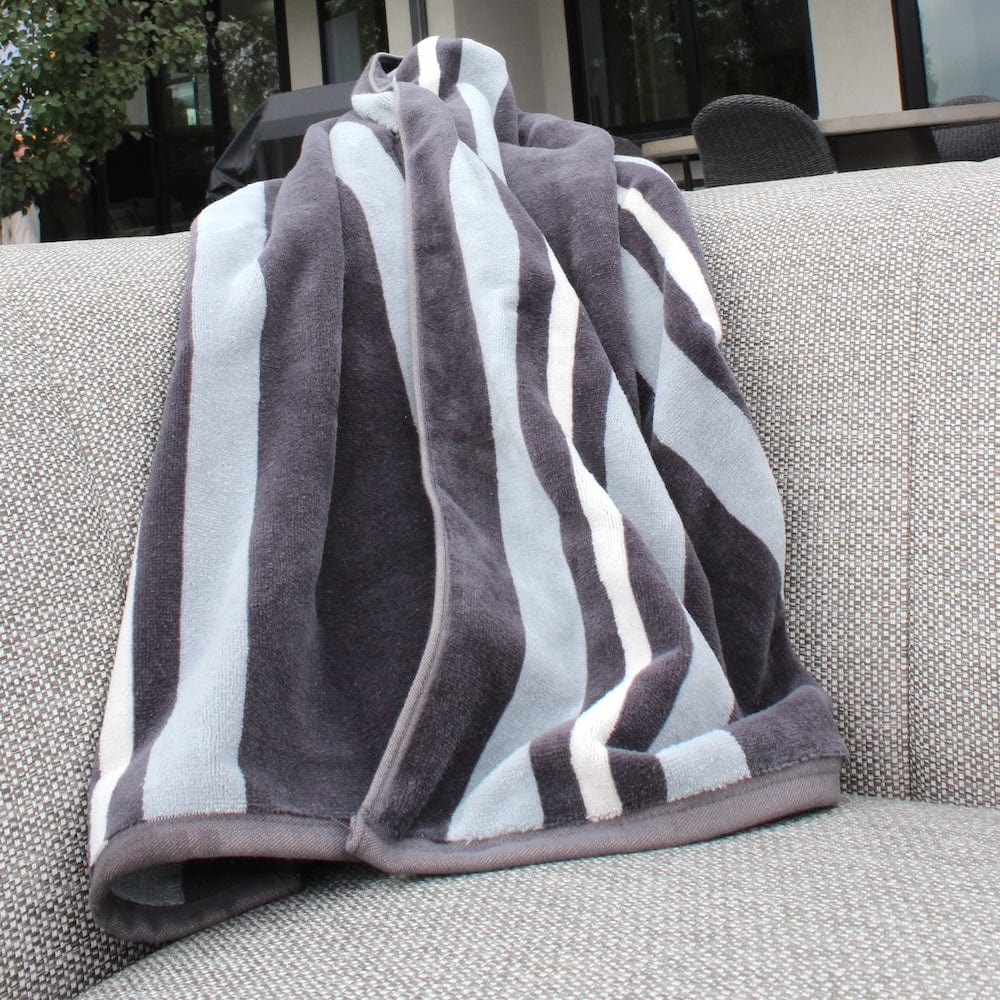 Cabin Towel - Charcoal active Cabin Towel Current Faribault Full Price group-gallery machine washable New Lower Price Stripes Towel