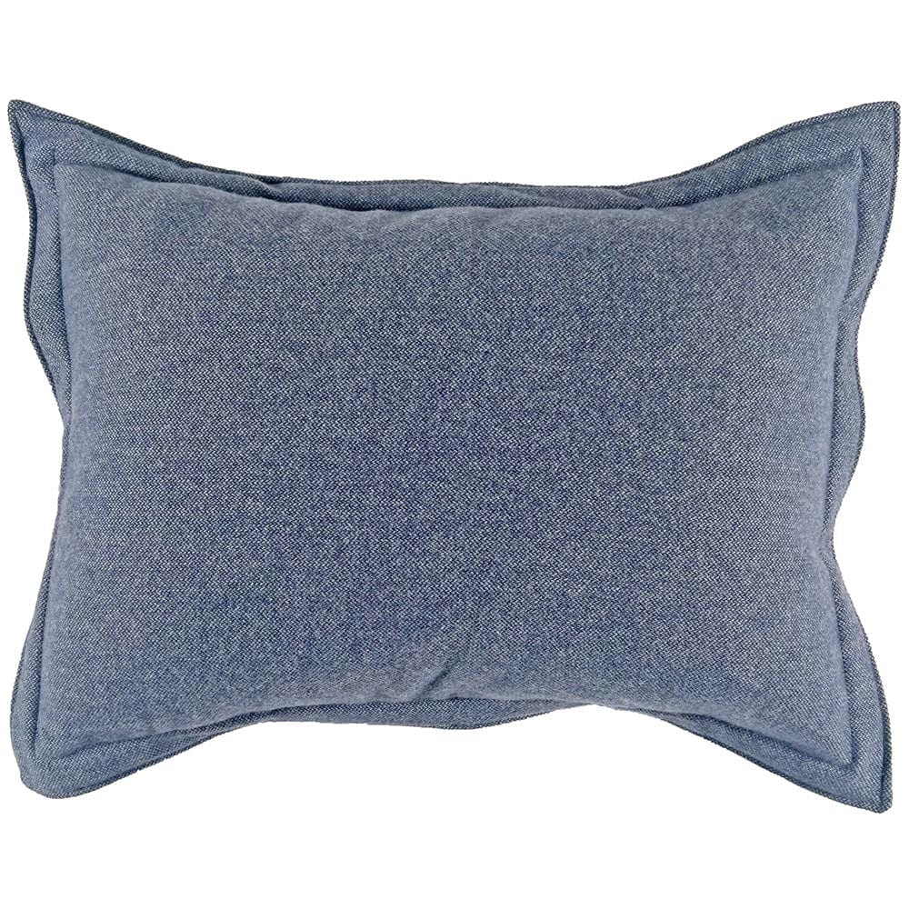 Lakefront Bed Sham - Blue Steel 20" x 26" active Bed Shams Current Faribault Full Price group-gallery Lakefront Bed Sham machine washable New Lower Price