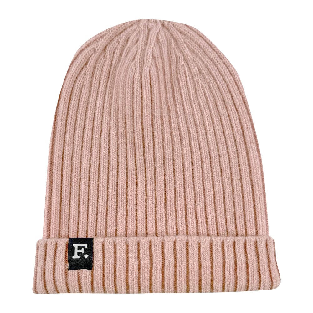 Lambswool Rib Beanie Light Pink