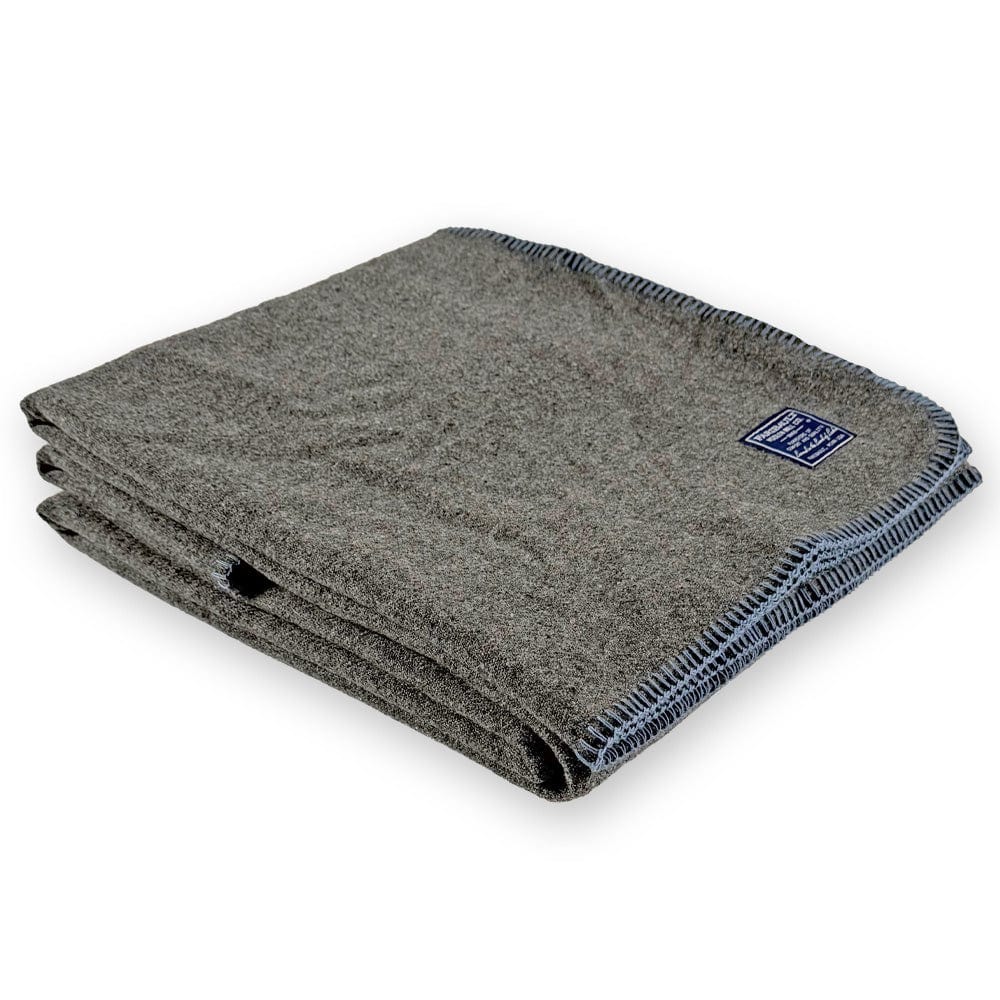 Limited Edition Camp Blanket - Gray Twin active Faribault Solids Twin