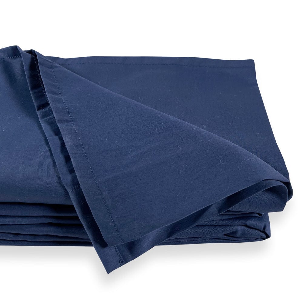 Sheet Set - Navy active Current Faribault Full Price group-gallery King machine washable Queen Sheet Set Solids Twin