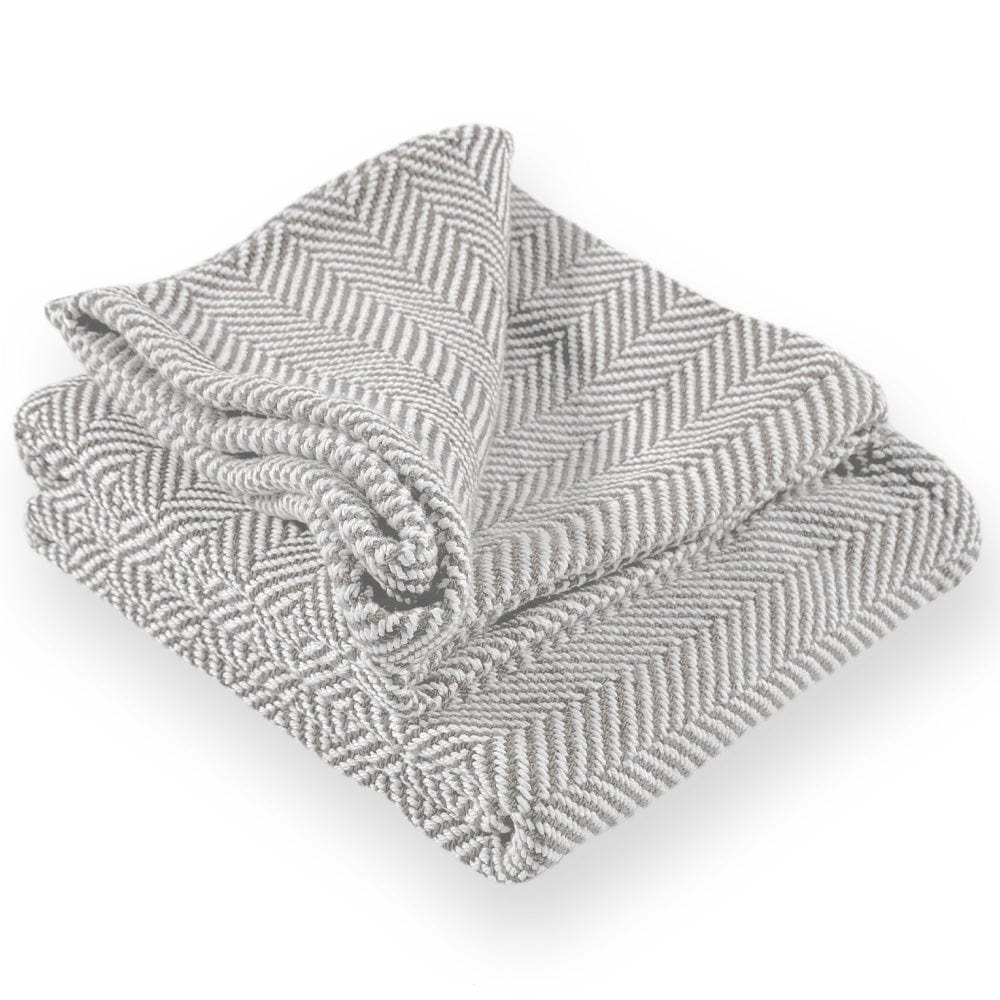 Penobscot Cotton Throw - Dove Gray active Current Full Price group-gallery machine washable Maine New Lower Price Penobscot Cotton Throw Stripes