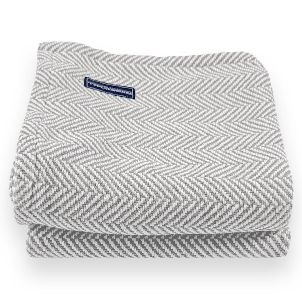 Penobscot Cotton Throw - Dove Gray active Current Full Price group-gallery machine washable Maine New Lower Price Penobscot Cotton Throw Stripes