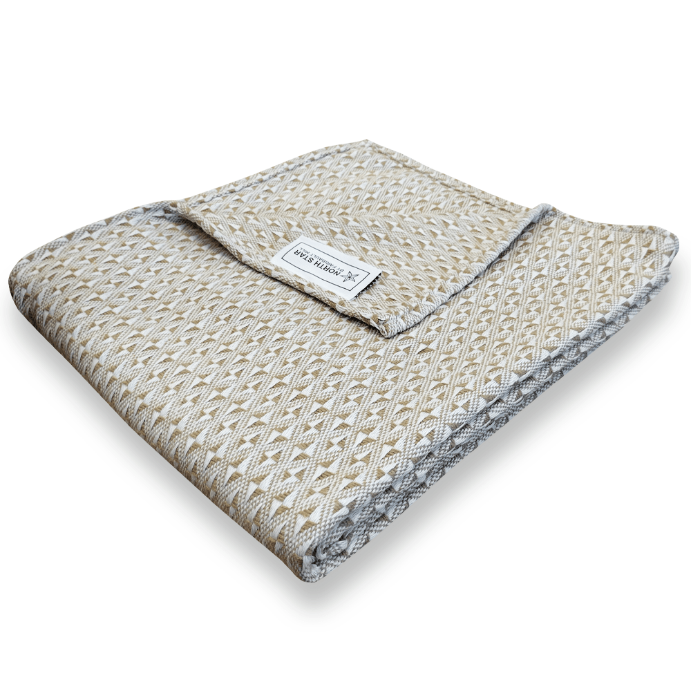 North Star Point Twill Throw Tan