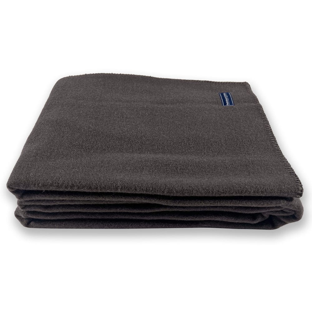 Pure & Simple Wool Blanket - Charcoal active Current Faribault Full group-gallery King machine washable Pure & Simple Wool Blanket Queen Solids Twin