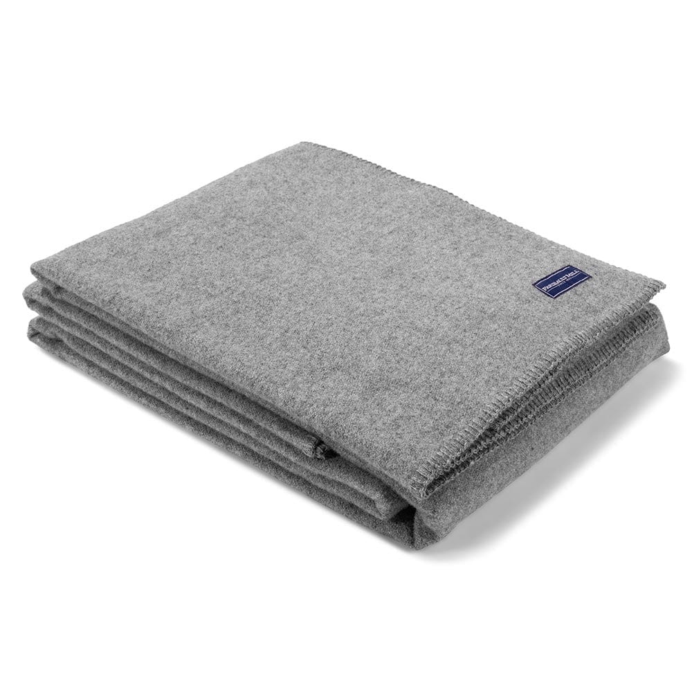 Factory Second Pure & Simple Wool Blanket - Heather Gray active Factory Second Pure & Simple Wool Blanket machine washable Solids