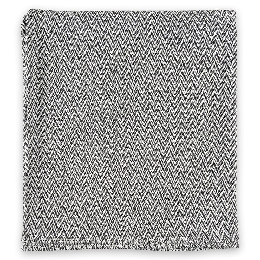 Factory Second North Star Reverse Twill Throw - Charcoal Current Faribault group-gallery Machine Washable north star sustainable throws