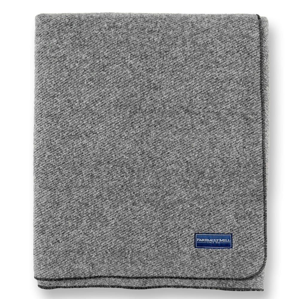 Factory Second Summit Wool Blanket Black