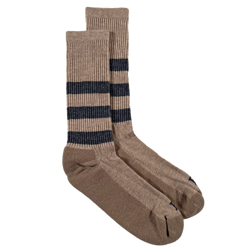 Trapper Wool Socks - Wheat One Size active Current Faribault Full Price machine washable Socks Trapper Wool Socks