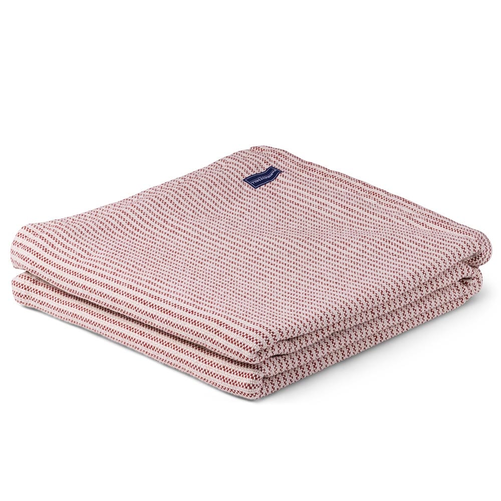 Winslow Cotton Blanket - Red active Current Full group-gallery King machine washable Queen Stripes Twin Winslow Cotton Blanket