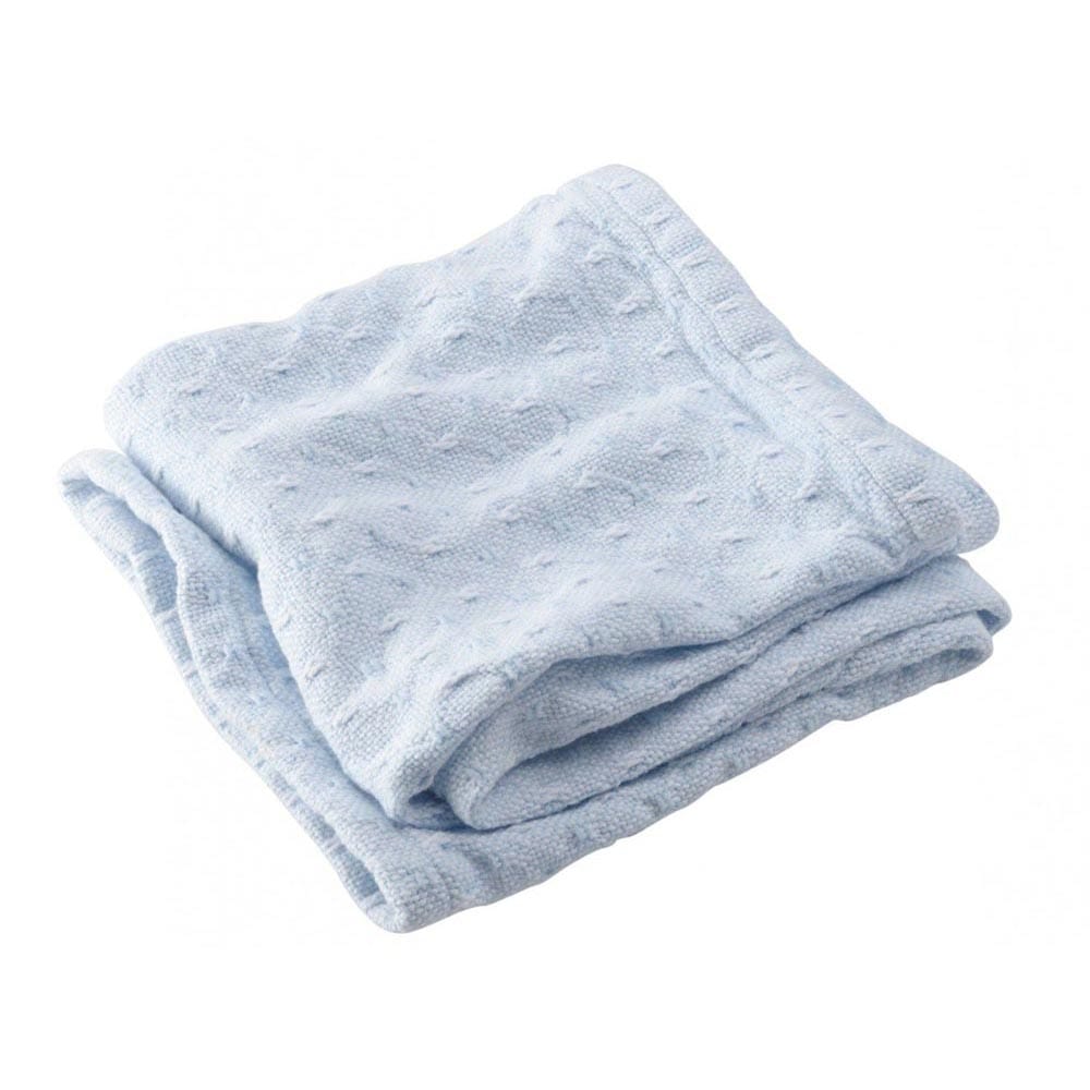 Brahms Mount 36" x 46" Sandpiper Cotton Baby Blanket - Pale Blue
