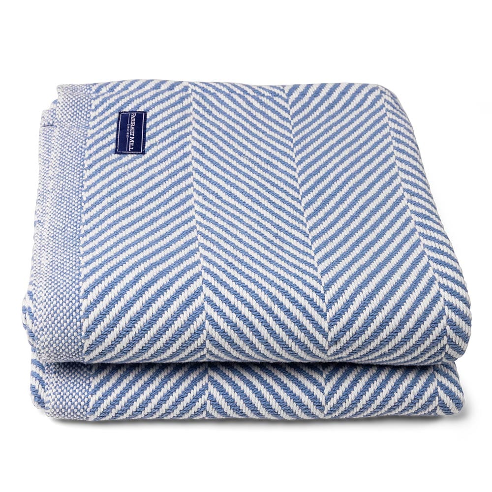 Brahms Mount Monhegan Cotton Throw Without Fringe