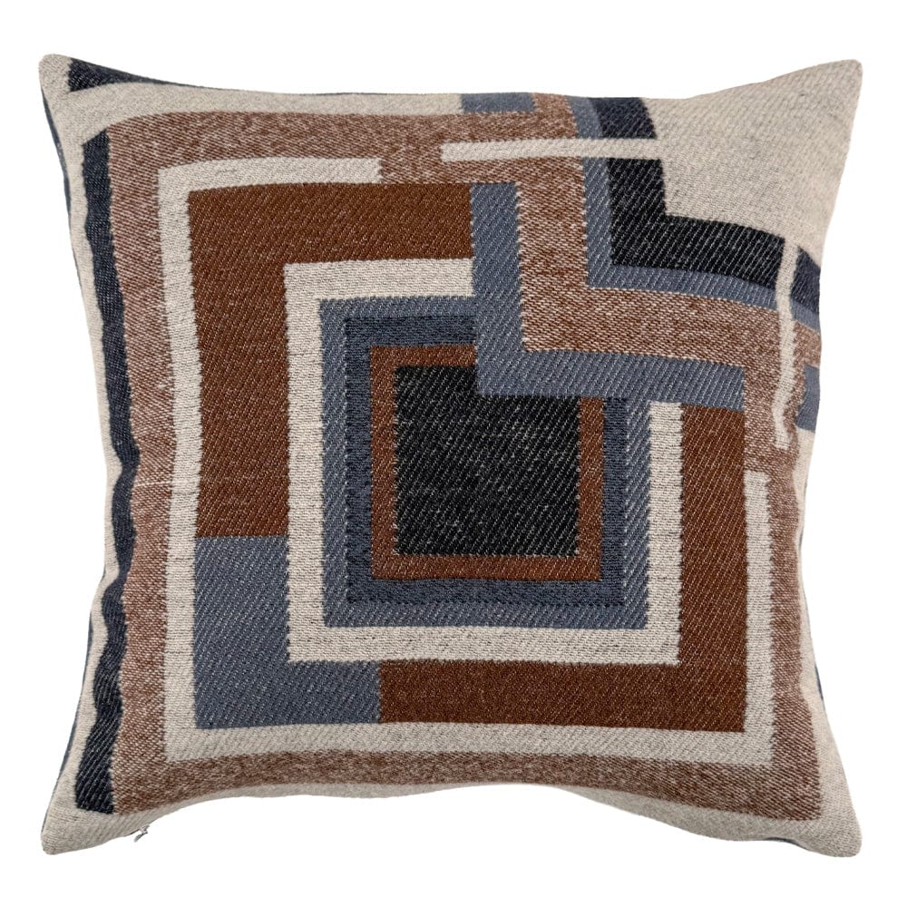 Faribault Mill 20" x 20" Frank Lloyd Wright Ennis House Textile Block Pillow Case