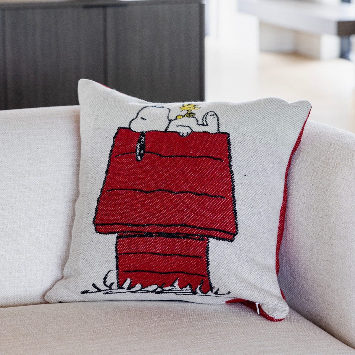 Faribault Mill 20" x 20" Peanuts Snoopy House Pillow Case