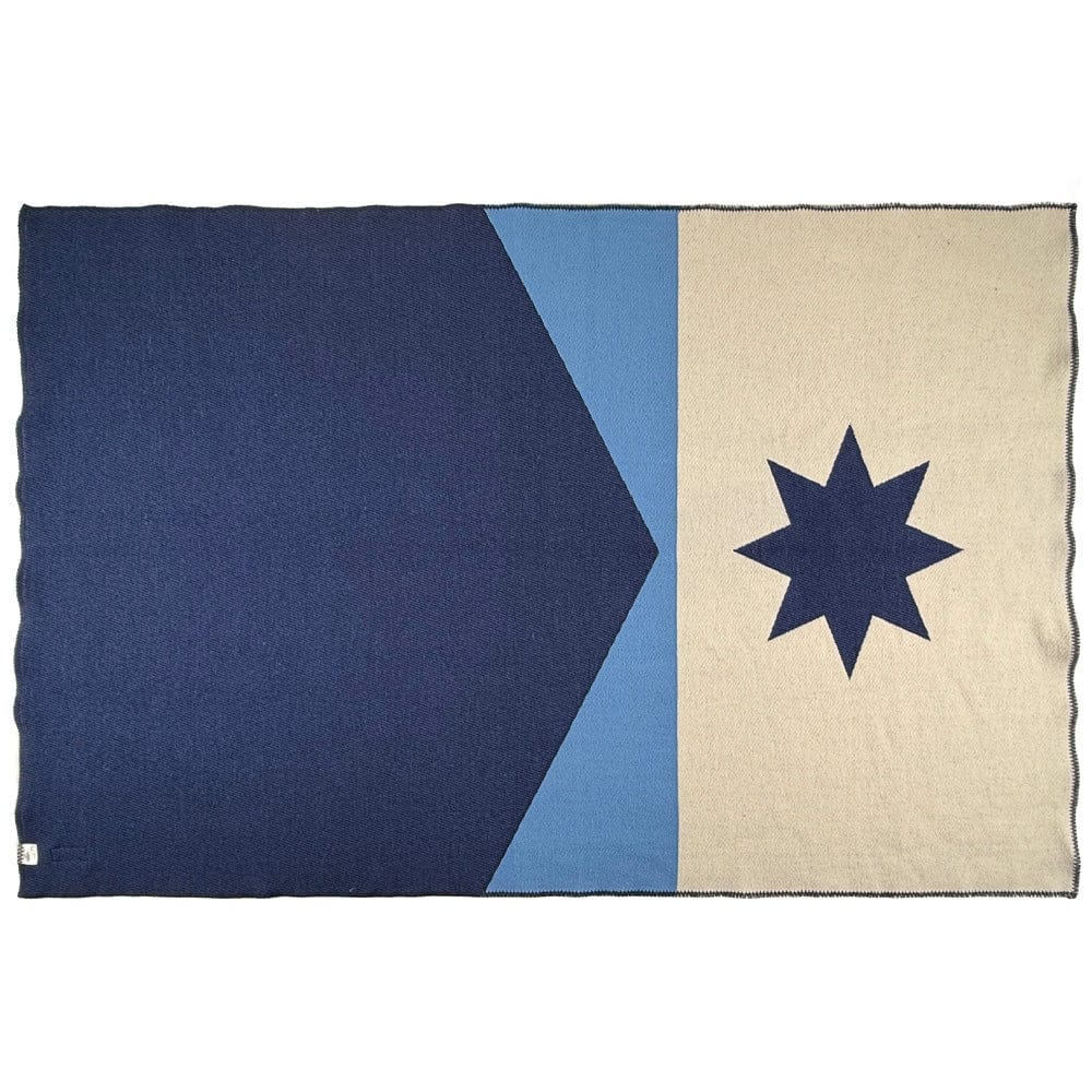 Faribault Mill 42" x 65" Minnesota Flag Wool Throw