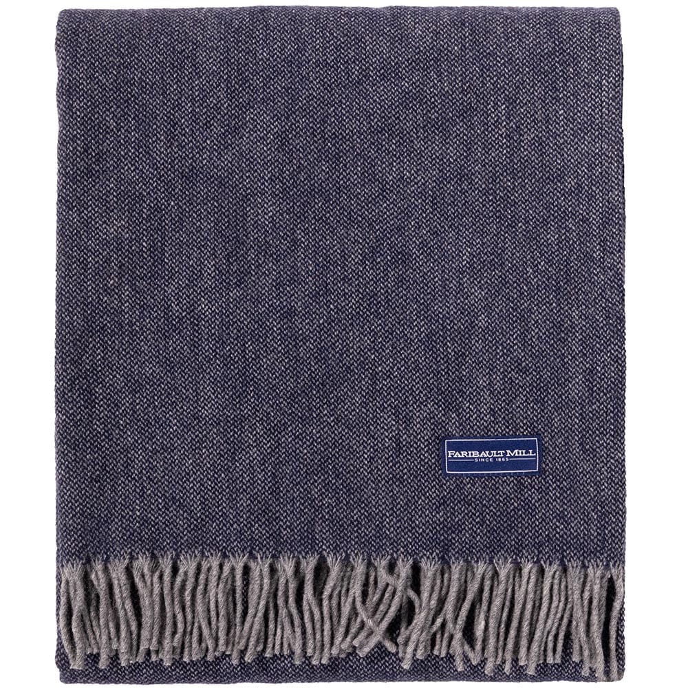 Faribault Mill Ashby Wool Throw Blanket