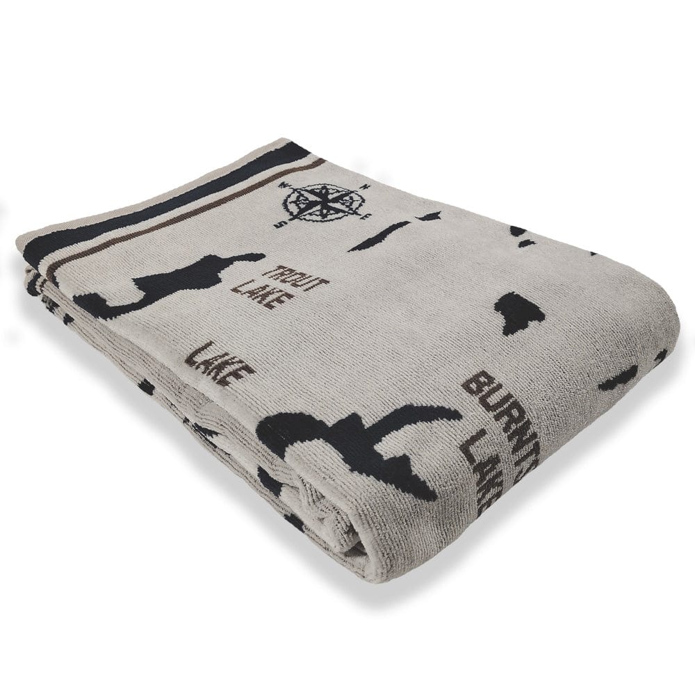 Faribault Mill BWCA BWCA Map Towel