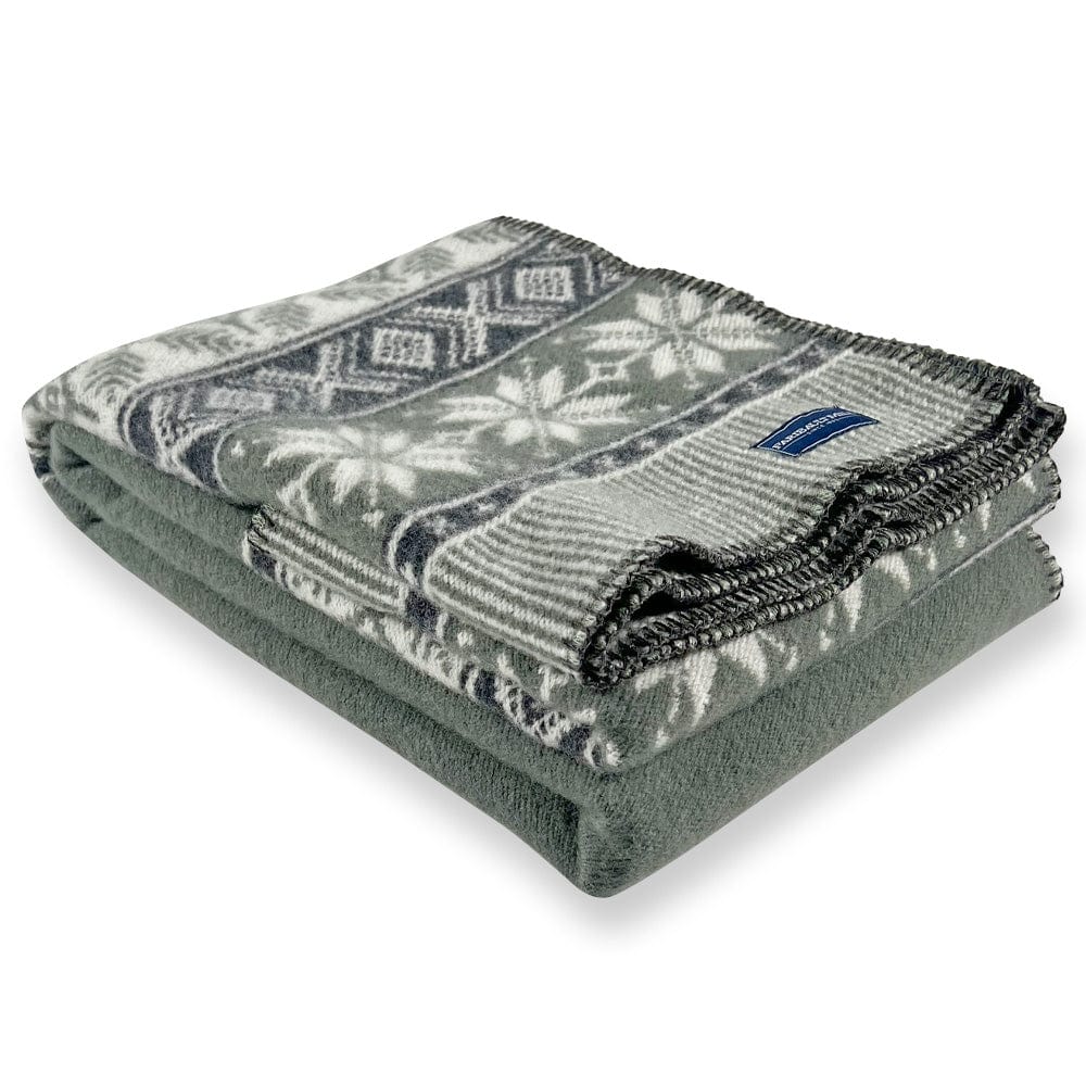 Faribault Mill Factory Second Nordic Wool Throw Blanket