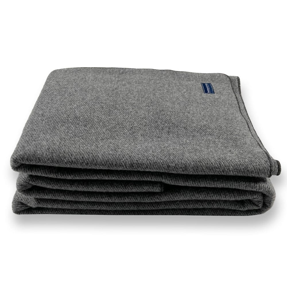 Faribault Mill Factory Second Summit Wool Blanket - Black