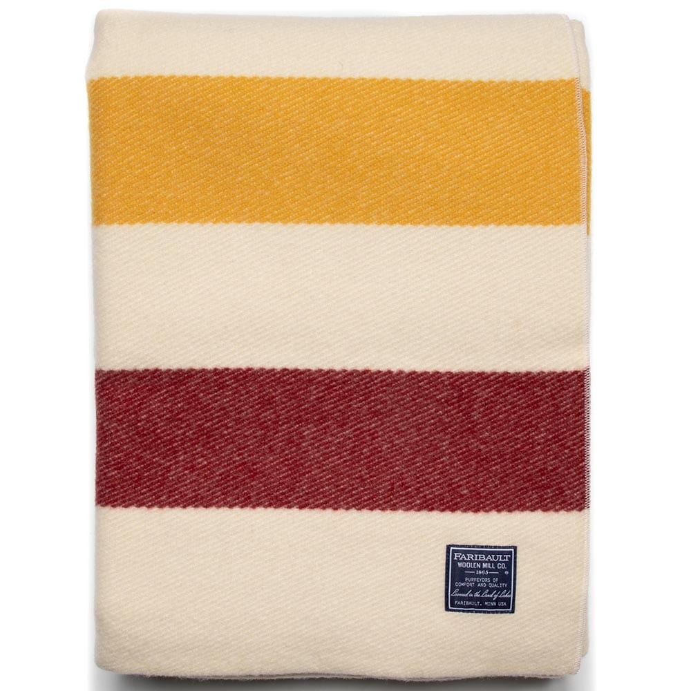 Faribault Mill Frontier Wool Blanket