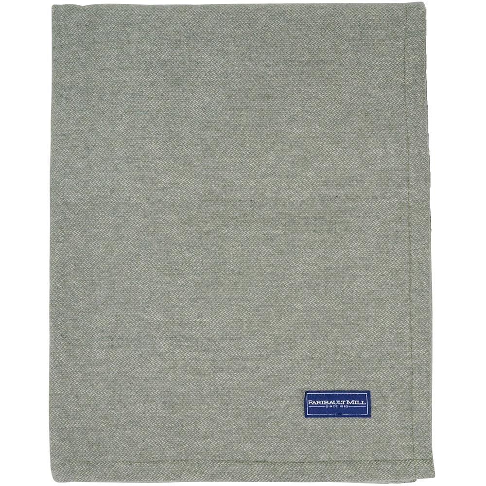 Faribault Mill Lakefront Wool Blanket