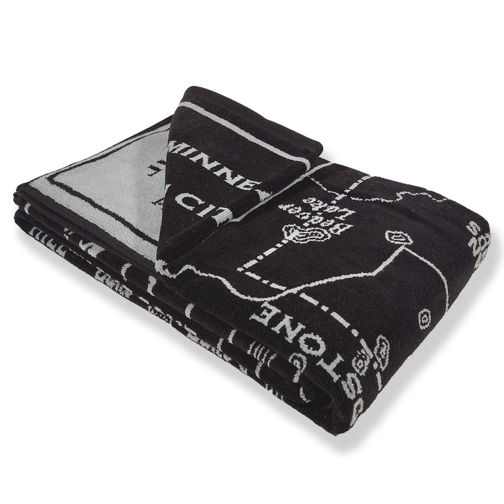 Faribault Mill Minneapolis-Saint Paul Minneapolis-Saint Paul Map Towel