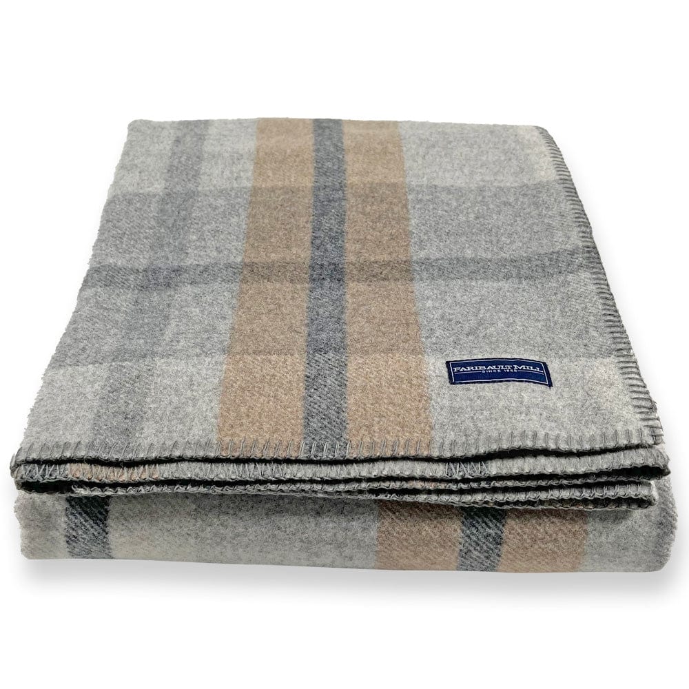Faribault Mill Northfield Plaid Wool Blanket