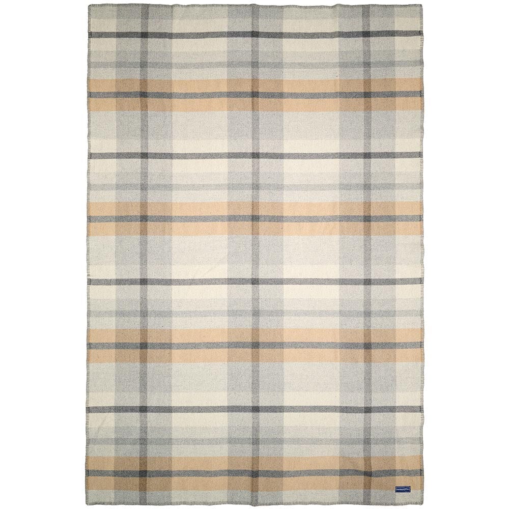 Faribault Mill Northfield Plaid Wool Throw Blanket