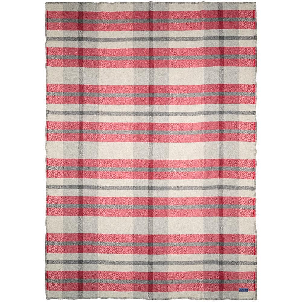 Faribault Mill Northfield Plaid Wool Throw Blanket