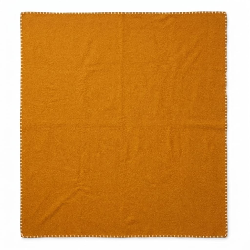 Faribault Mill Pure & Simple Wool Blanket - Butterscotch