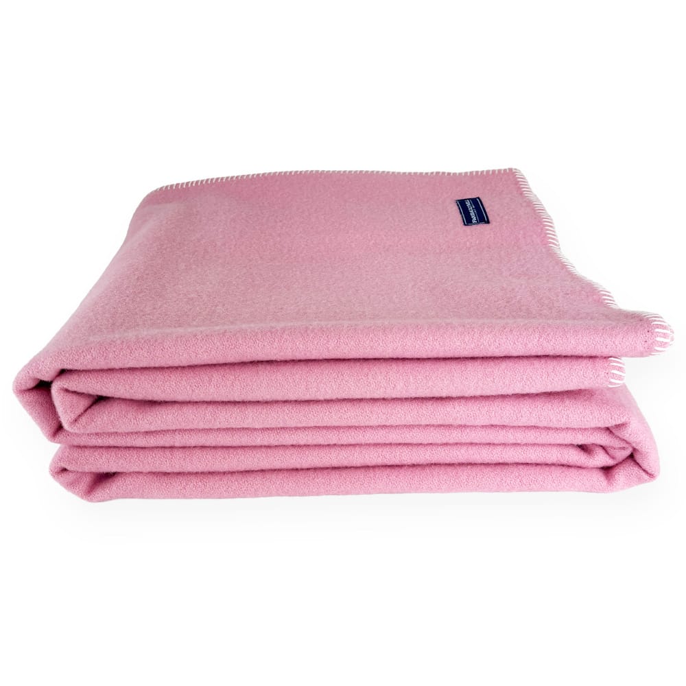Faribault Mill Pure & Simple Wool Blanket - Light Pink