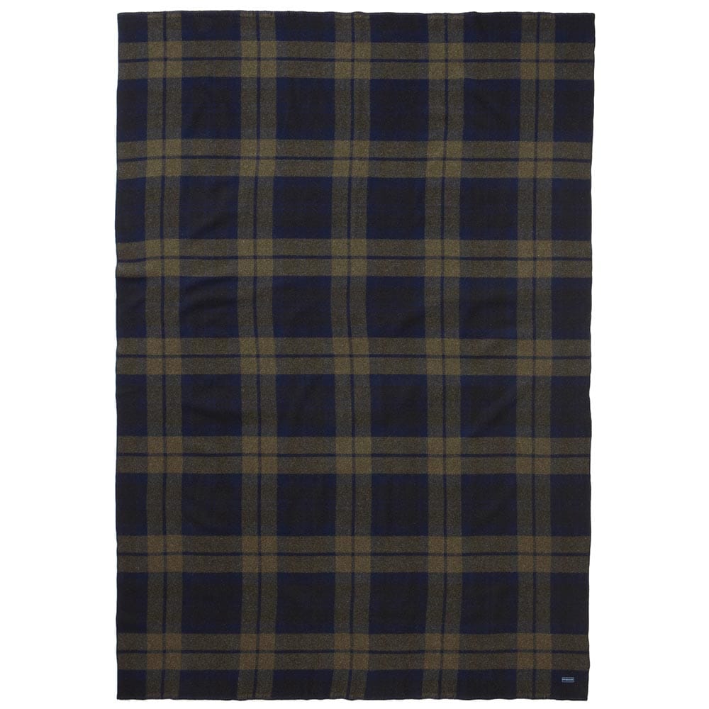 Faribault Mill Shadow Plaid Wool Blanket