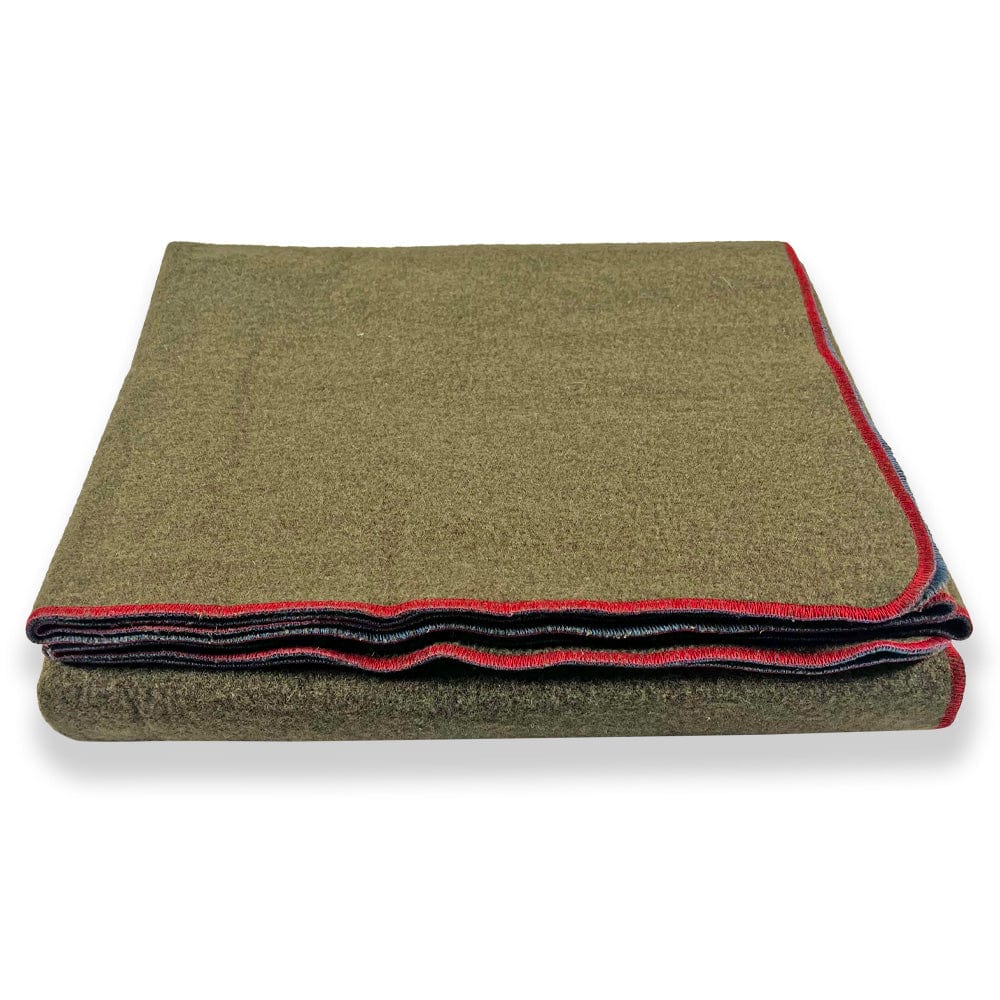 Faribault Mill Twin Zero Waste Blanket - Green