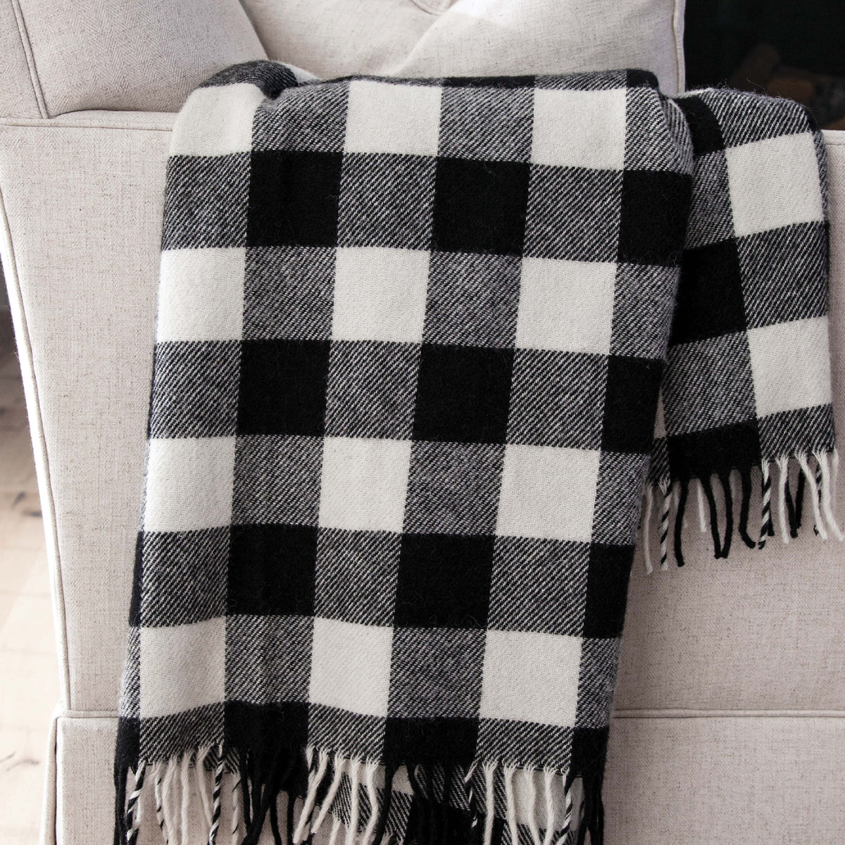 Buffalo Check Wool Throws