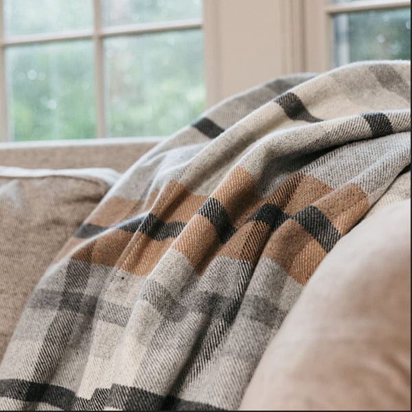 Northfield Plaid Wool Throw Blanket active Current Full Price group-gallery machine washable Northfield Plaid Wool Throw Patterns & Plaids