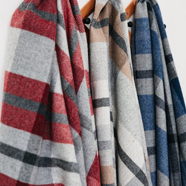 Northfield Plaid Wool Throw Blanket active Current Full Price group-gallery machine washable Northfield Plaid Wool Throw Patterns & Plaids
