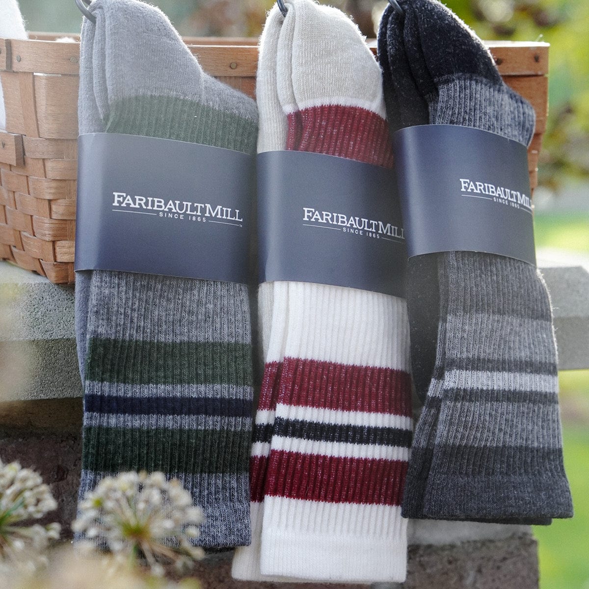 Cabin Wool Socks - Charcoal active Cabin Wool Socks Current Faribault Full Price machine washable Socks