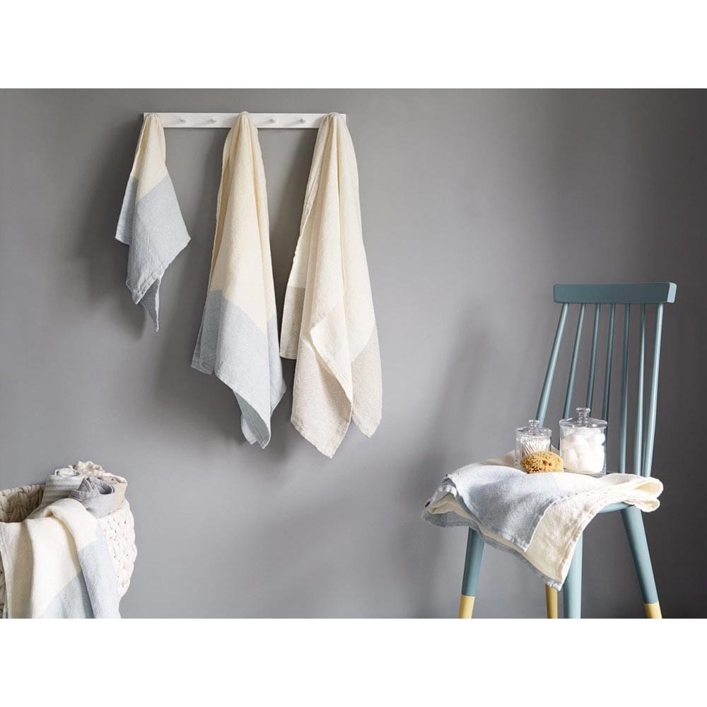 Caribou Linen Bath Towel - Pearl/Natural active Bath FWM Gifts + Home group-gallery Maine