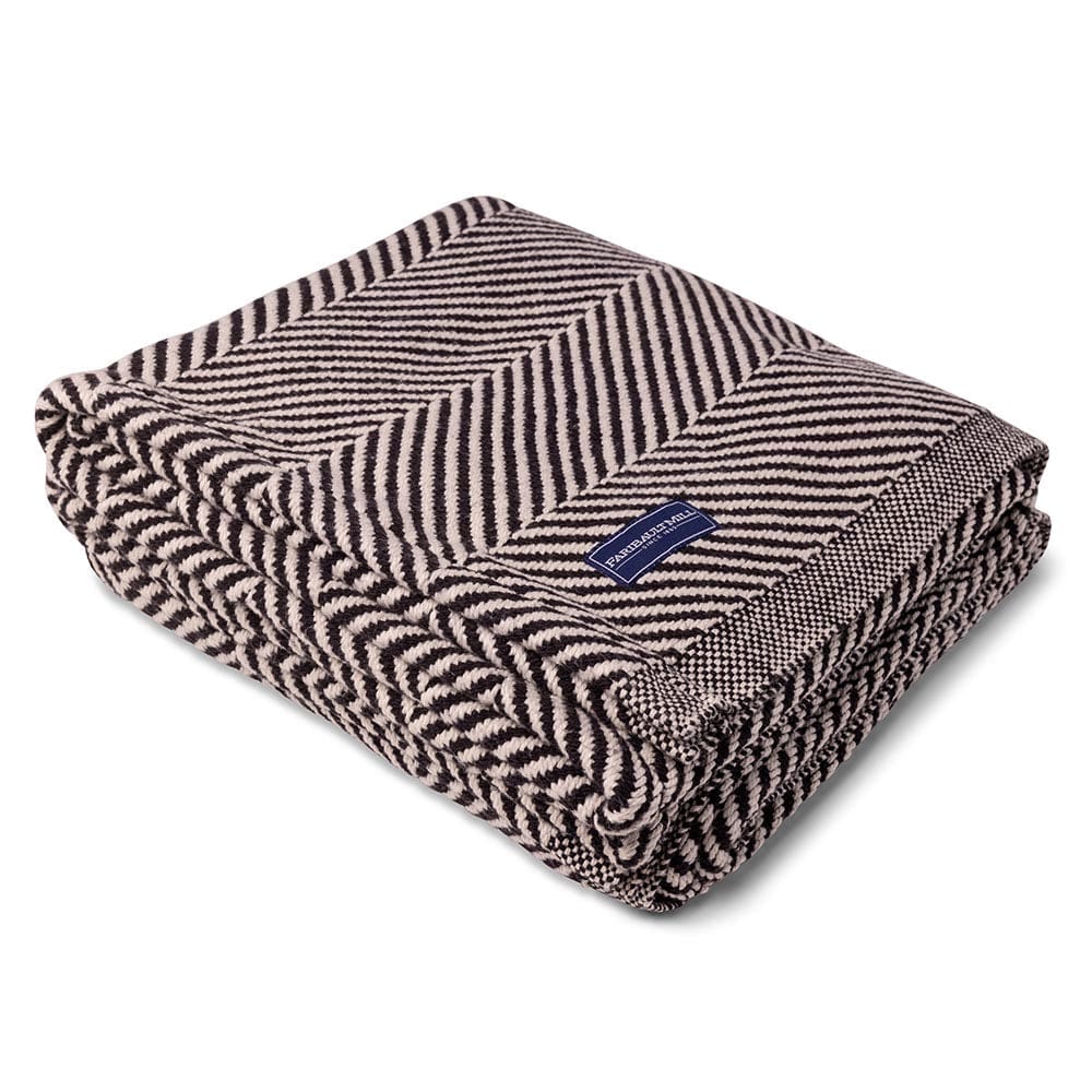 Monhegan Cotton Throw Without Fringe active All Throws Best Seller Cotton Throws Current FWM group-gallery Herringbone Collection Herringbone Throw machine washable Monhegan Cotton Throw Without Fringe Throws