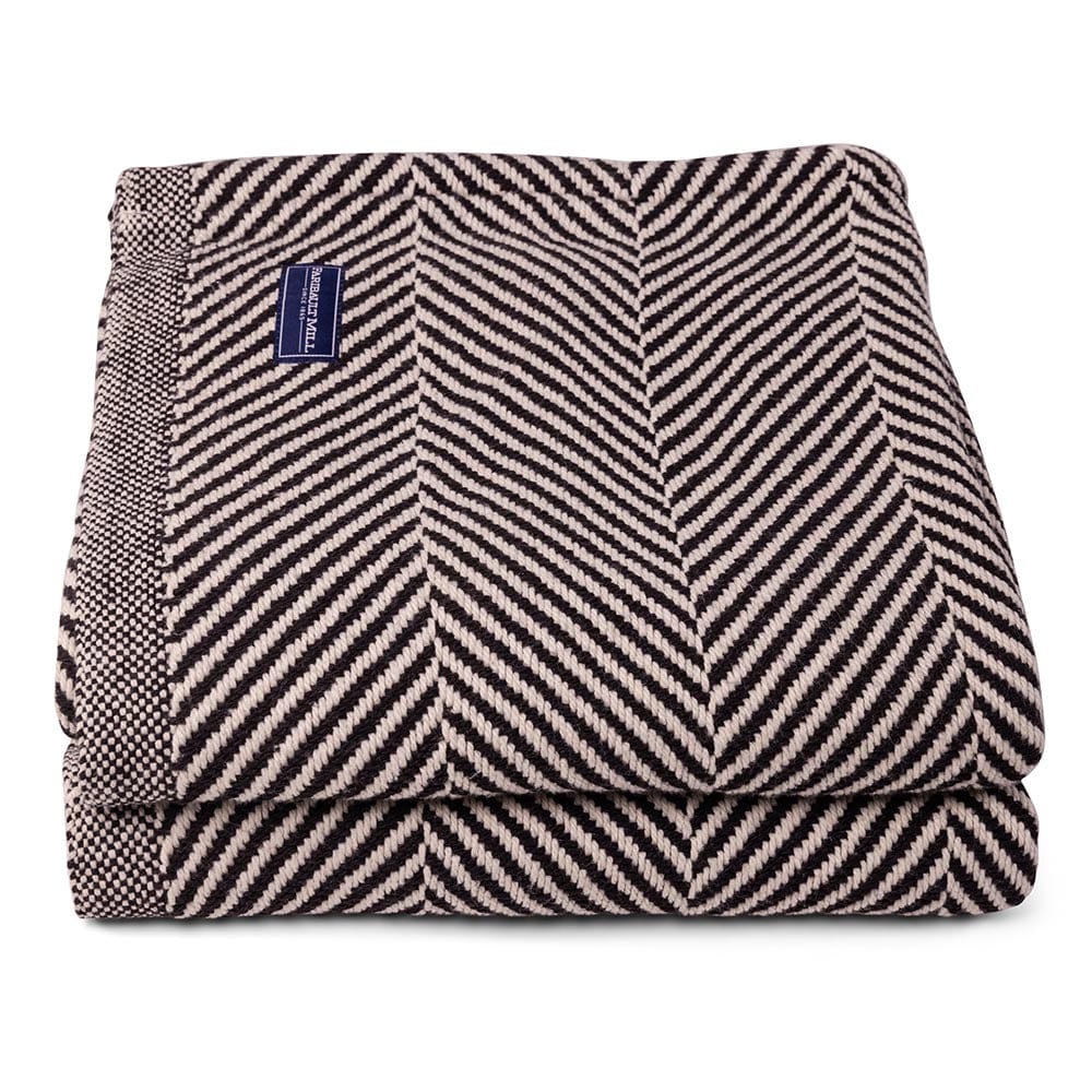 Monhegan Cotton Throw Without Fringe active All Throws Best Seller Cotton Throws Current FWM group-gallery Herringbone Collection Herringbone Throw machine washable Monhegan Cotton Throw Without Fringe Throws
