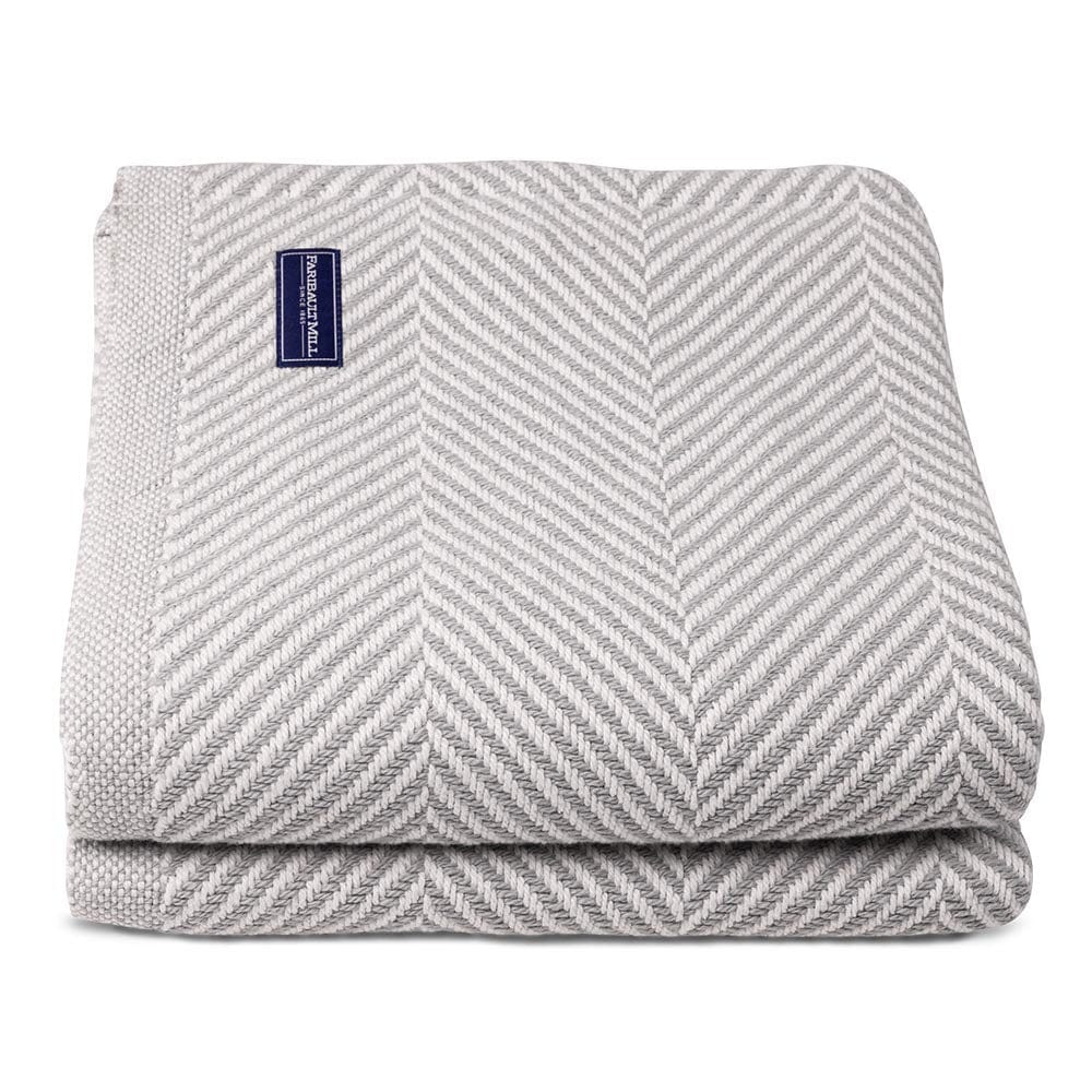 Monhegan Cotton Throw Without Fringe active All Throws Best Seller Cotton Throws Current FWM group-gallery Herringbone Collection Herringbone Throw machine washable Monhegan Cotton Throw Without Fringe Throws