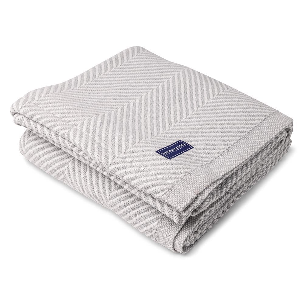 Monhegan Cotton Throw Without Fringe active All Throws Best Seller Cotton Throws Current FWM group-gallery Herringbone Collection Herringbone Throw machine washable Monhegan Cotton Throw Without Fringe Throws