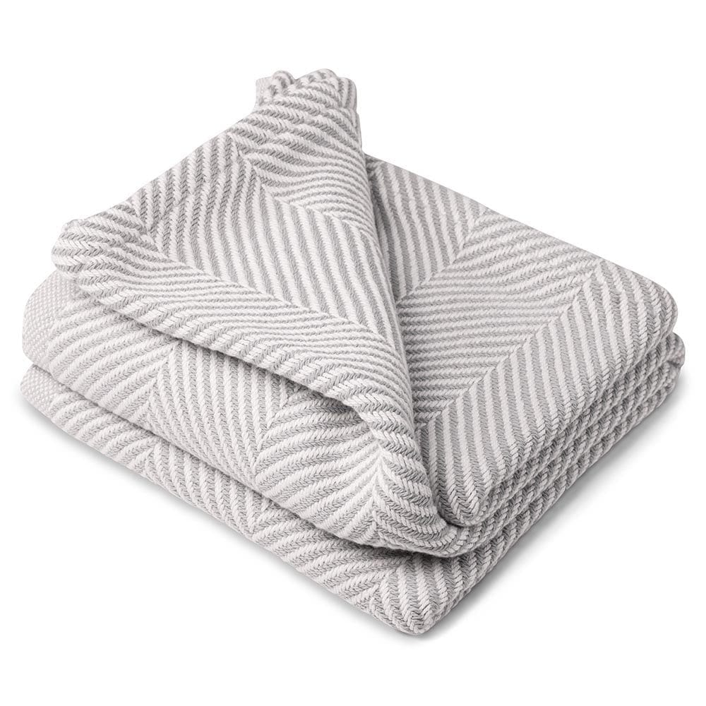 Monhegan Cotton Throw Without Fringe active All Throws Best Seller Cotton Throws Current FWM group-gallery Herringbone Collection Herringbone Throw machine washable Monhegan Cotton Throw Without Fringe Throws