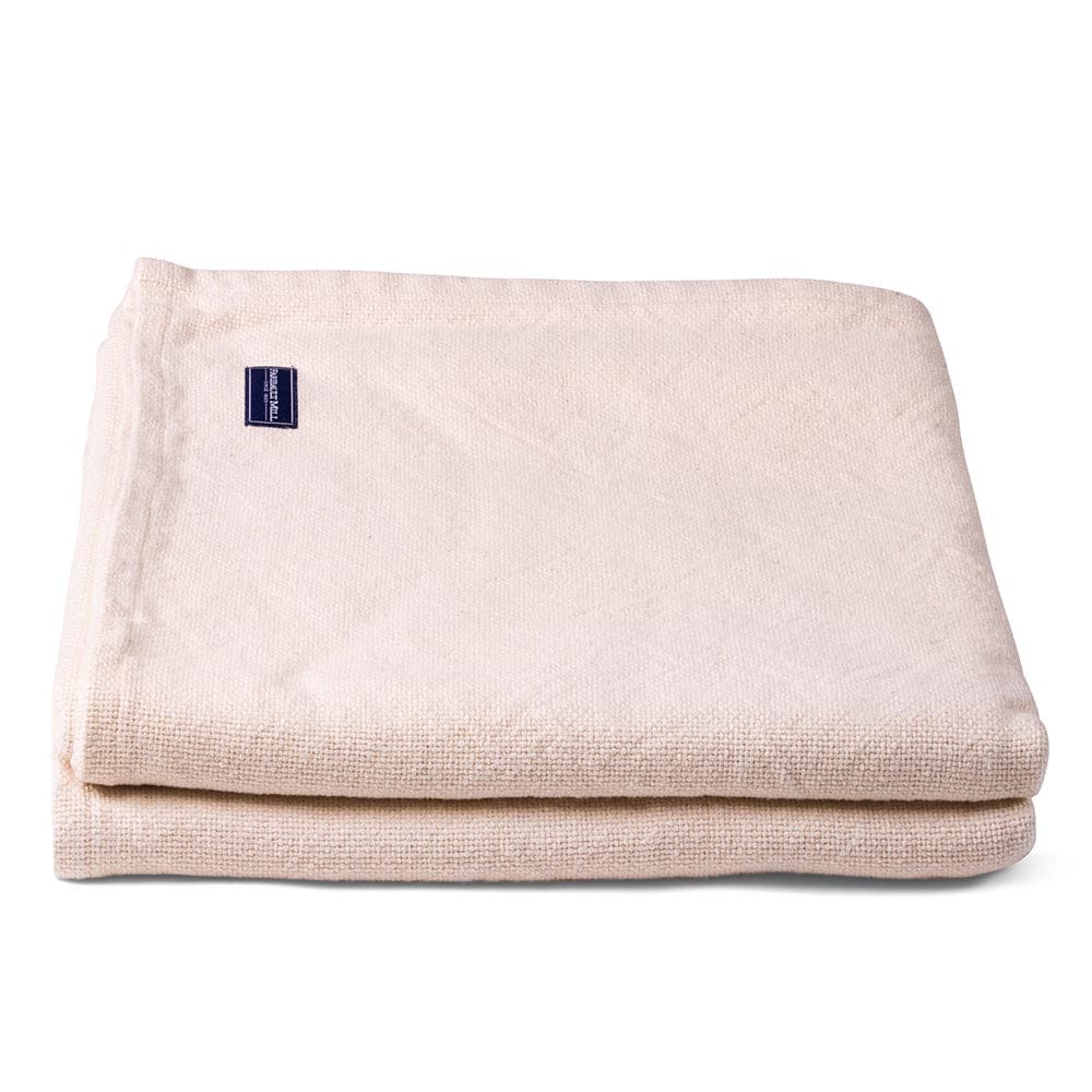 Pure & Simple Cotton Blanket - Natural active Current Full group-gallery King machine washable Maine Queen Solids Twin
