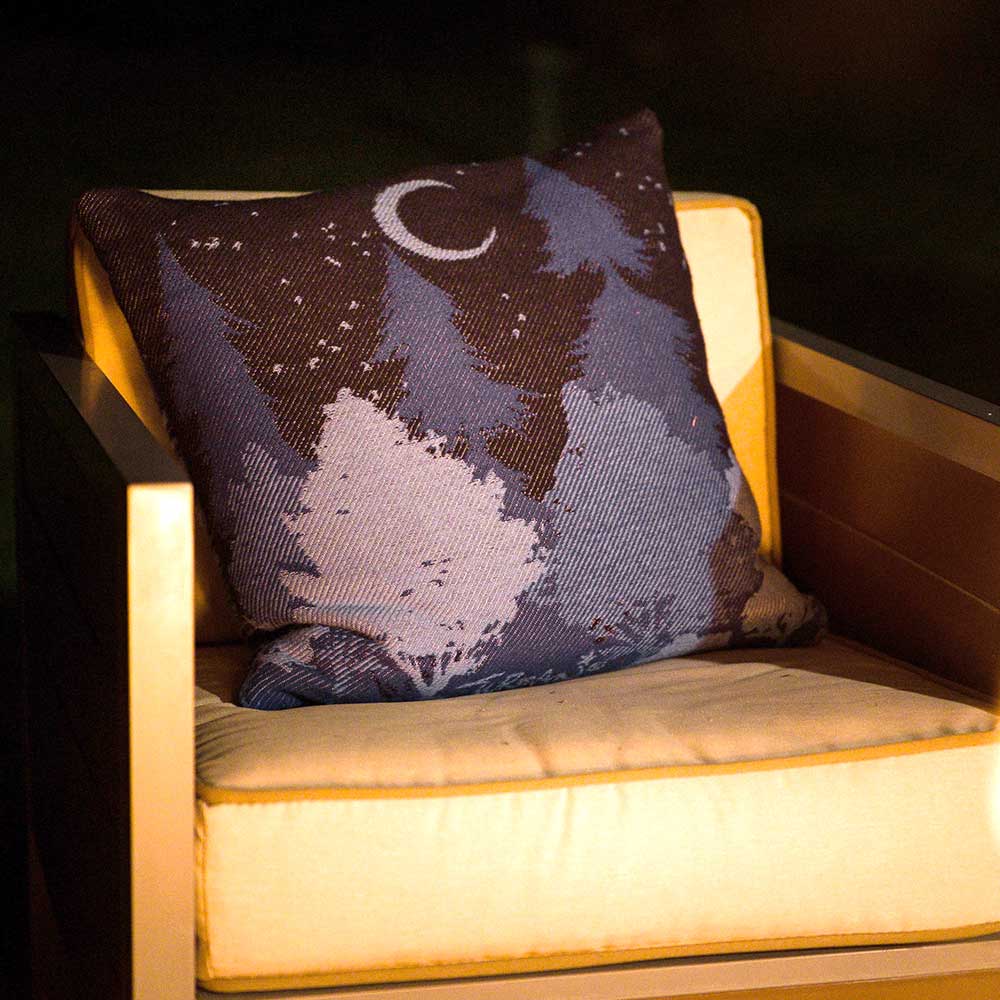 Adam Turman Wool Pillow Case - Loon active Adam Turman Pillow Case Artist Collection Current Dry clean or hand wash Faribault Full Price group-gallery New Lower Price