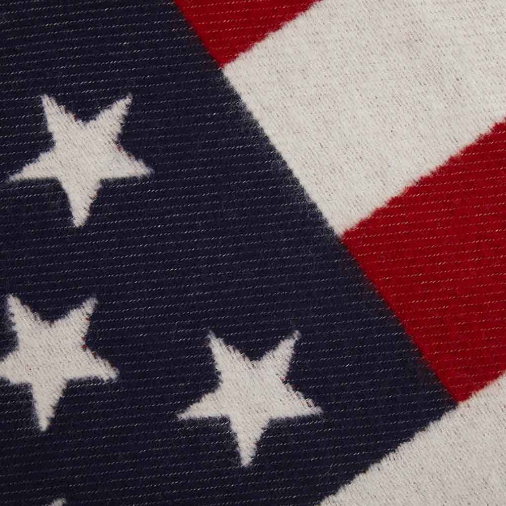 American Flag Wool Throw active Current Dry clean or hand wash Faribault Full Price Great Flags New Lower Price
