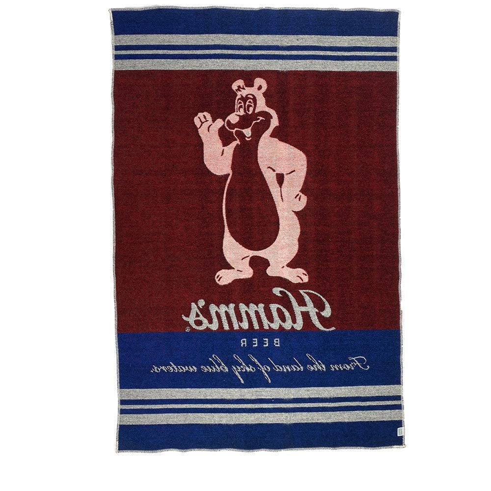 Hamm's Beer Bear Wool Throw Blanket active Current Dry clean or hand wash Faribault Full Price Hamm's Beer Wool Throw New Lower Price