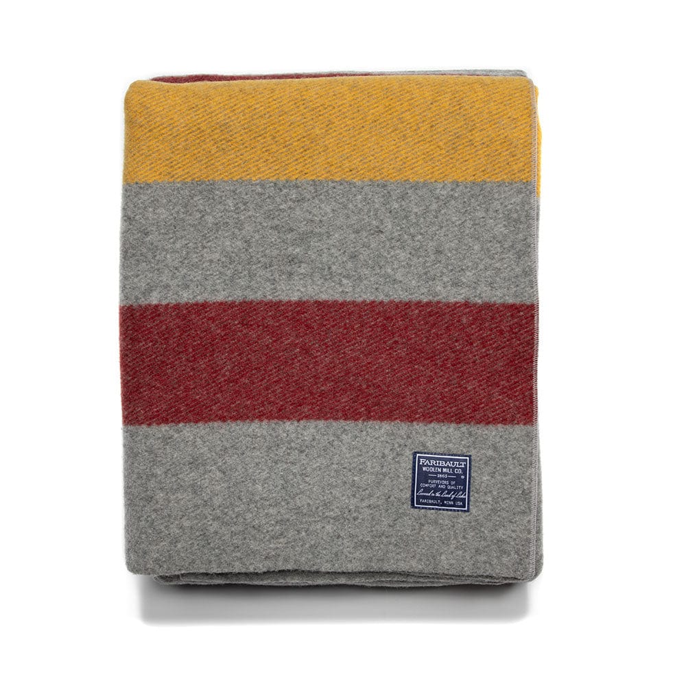 Color Variation Factory Second Frontier Wool Blanket Gray